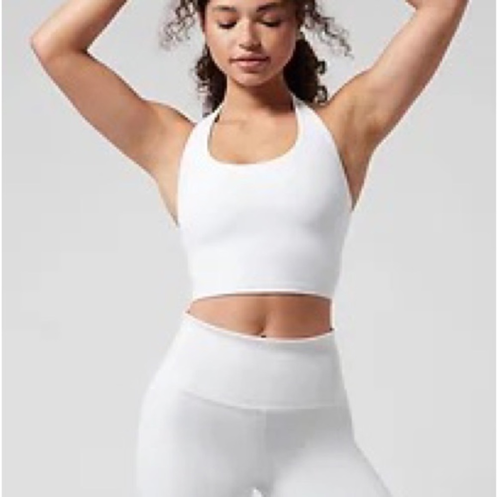 Halter Crop Bra D&DD | White